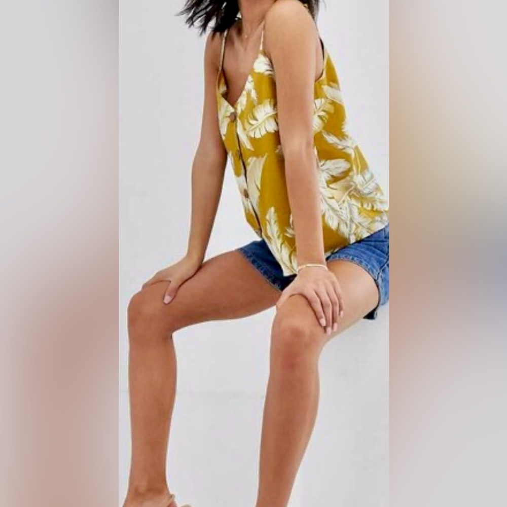 ASOS Design Button Through Linen Cami - Picture 7 of 7
